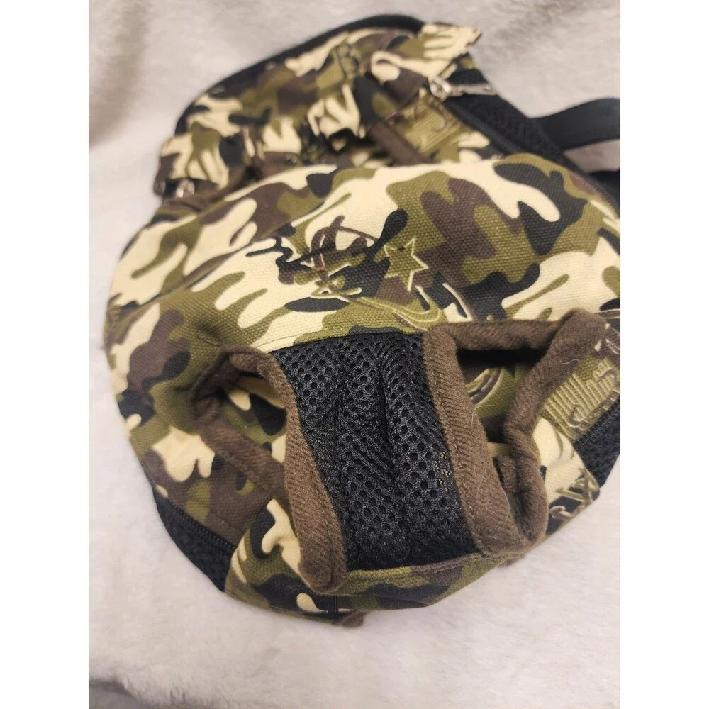 Camo Pet Carrier Backpack Adjustable Pet Dog Backpack S/M Pawaboo?